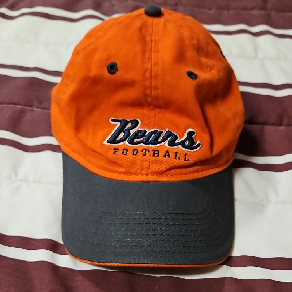 Reebok Orange and Black Bears Football Hat